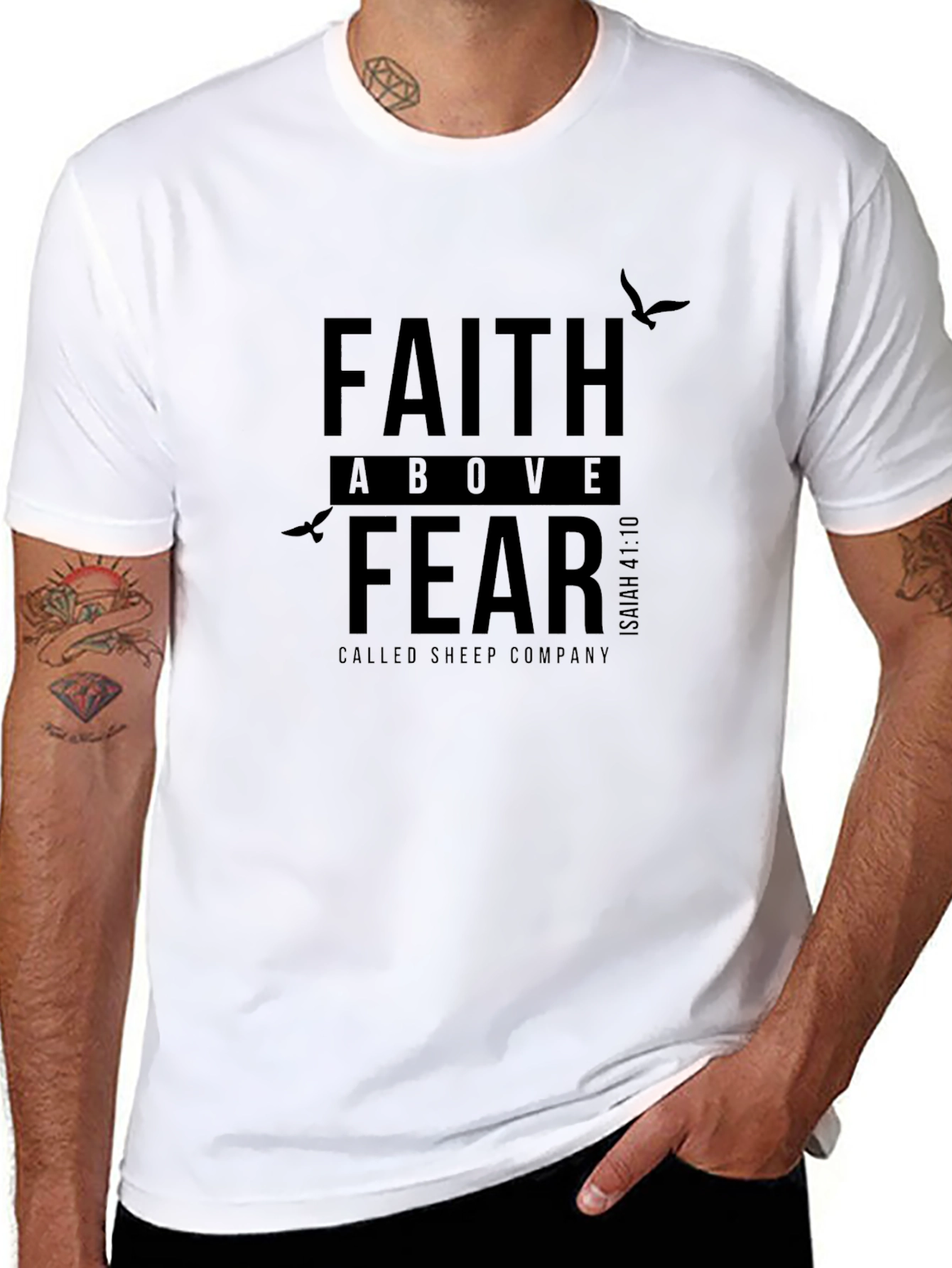 Faith Over Fear Graphic T-Shirt