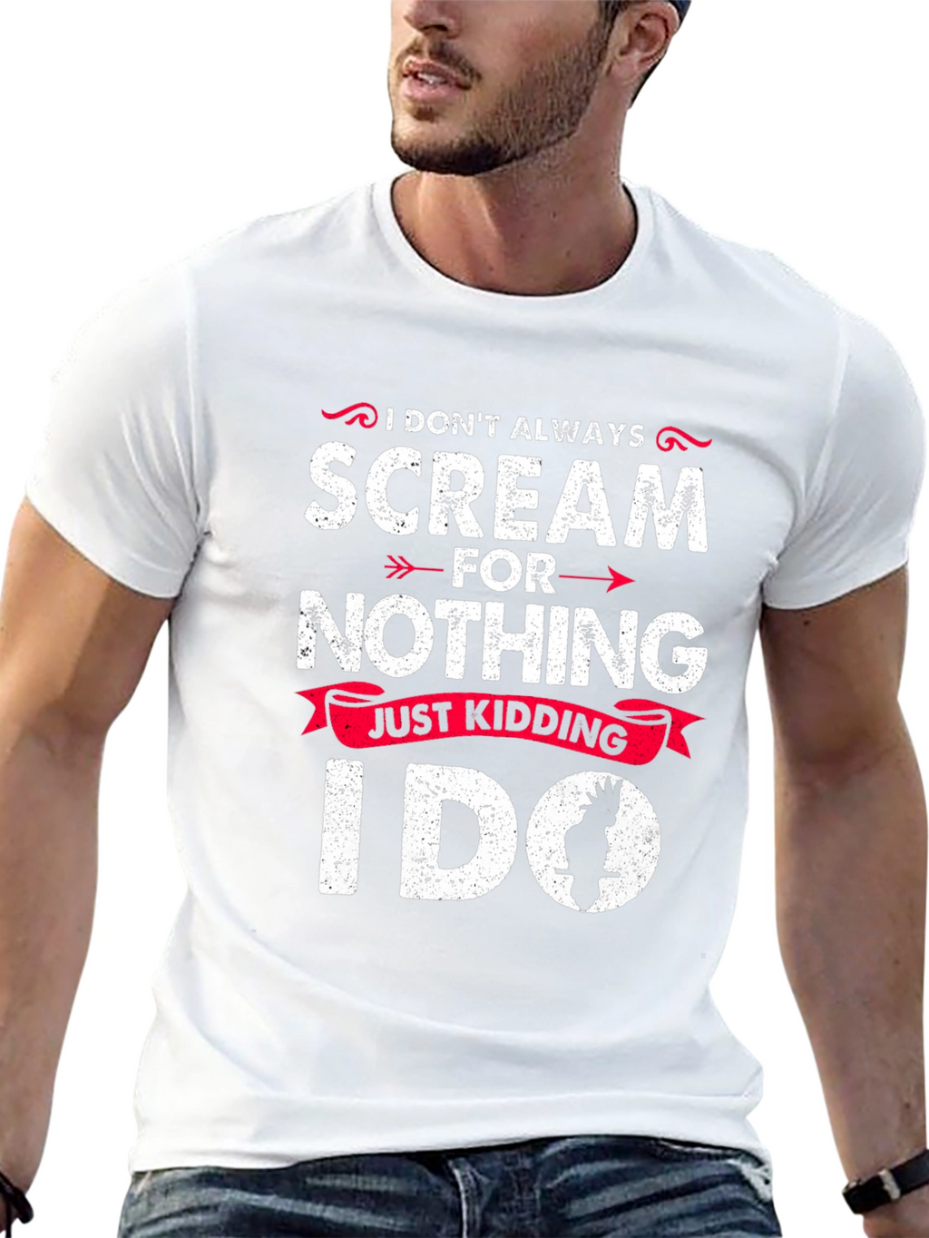 I Dont Always Scream T-Shirt - Funny Parrot Tee