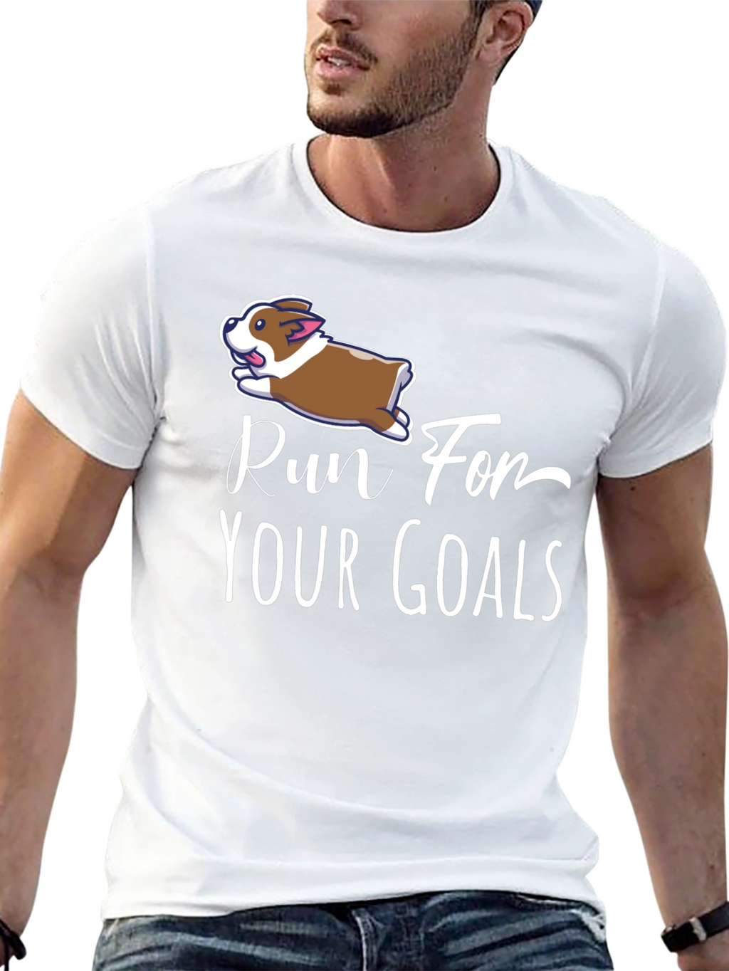Run For Your Goals Graphic T-Shirt