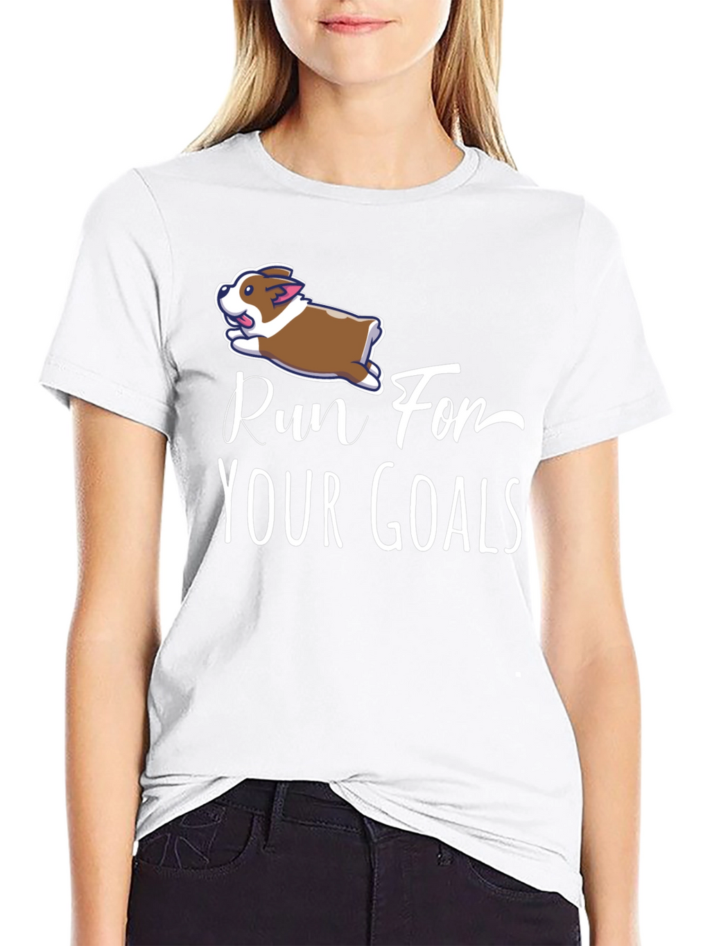 Run For Your Goals Graphic T-Shirt