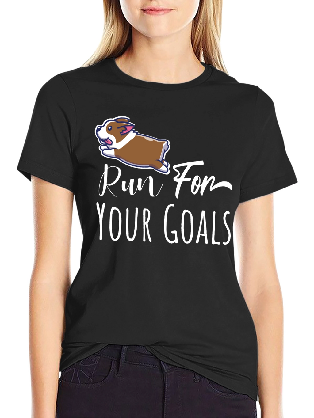 Run For Your Goals Graphic T-Shirt