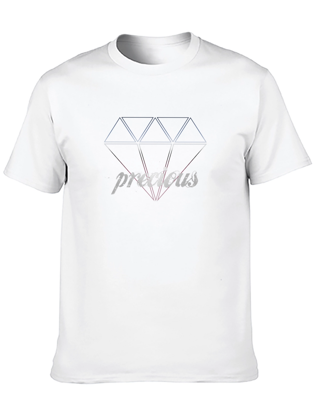 Precious Diamond Graphic Tee - Stylish Mens T-Shirt
