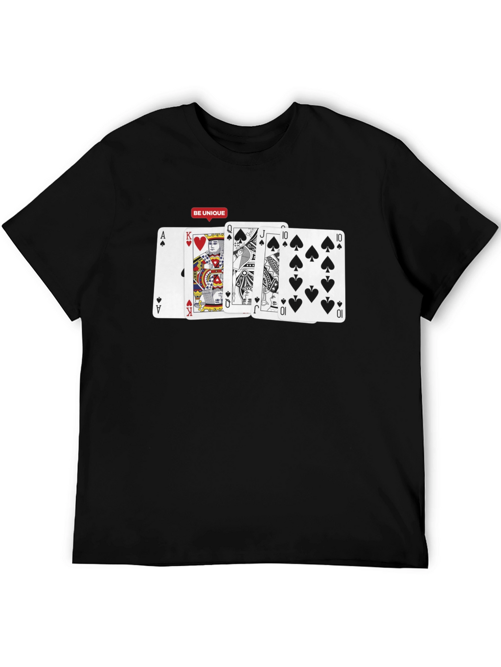 Poker Hand T-Shirt: Be Unique Card Design