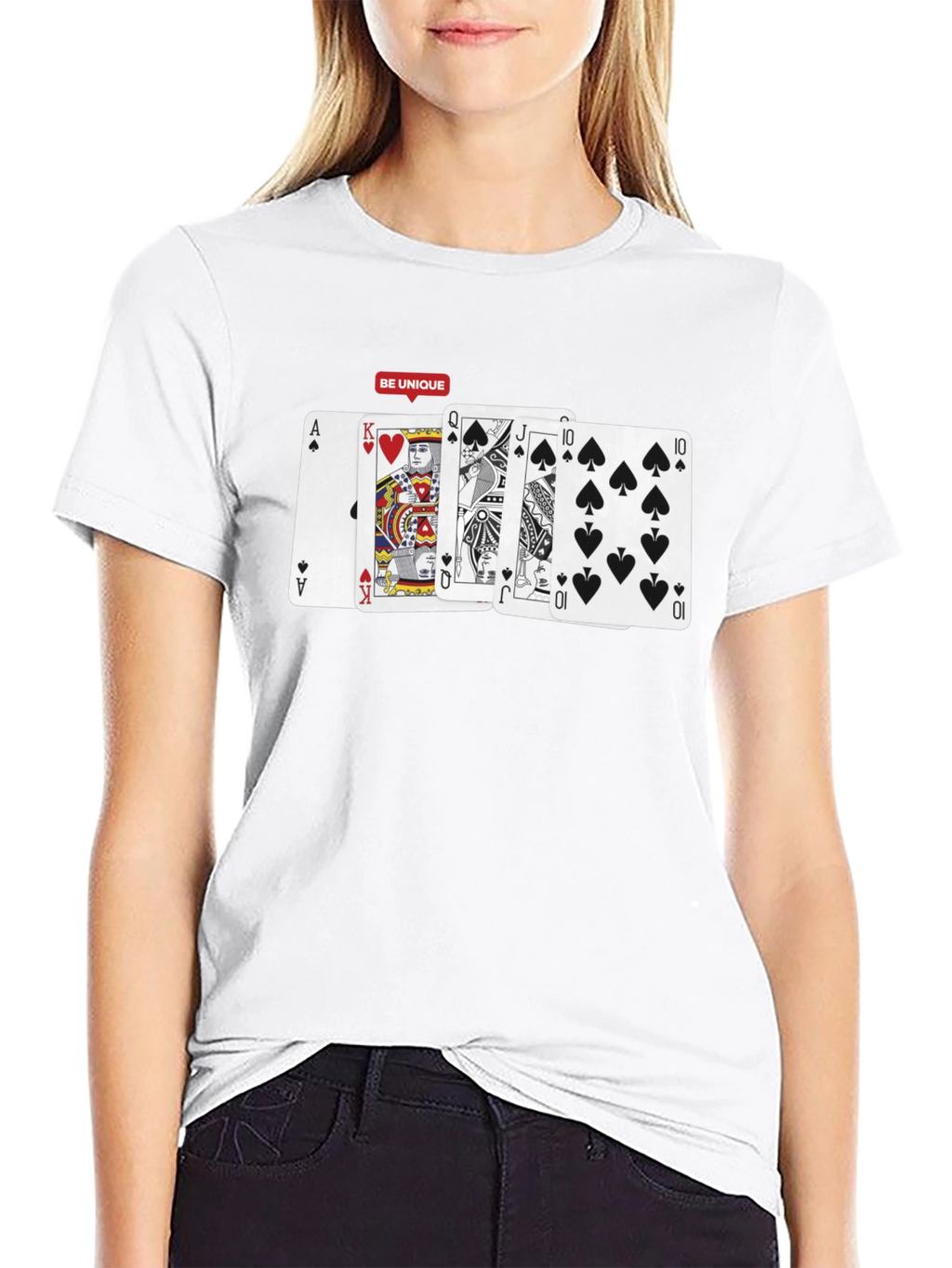 Poker Hand T-Shirt: Be Unique Card Design