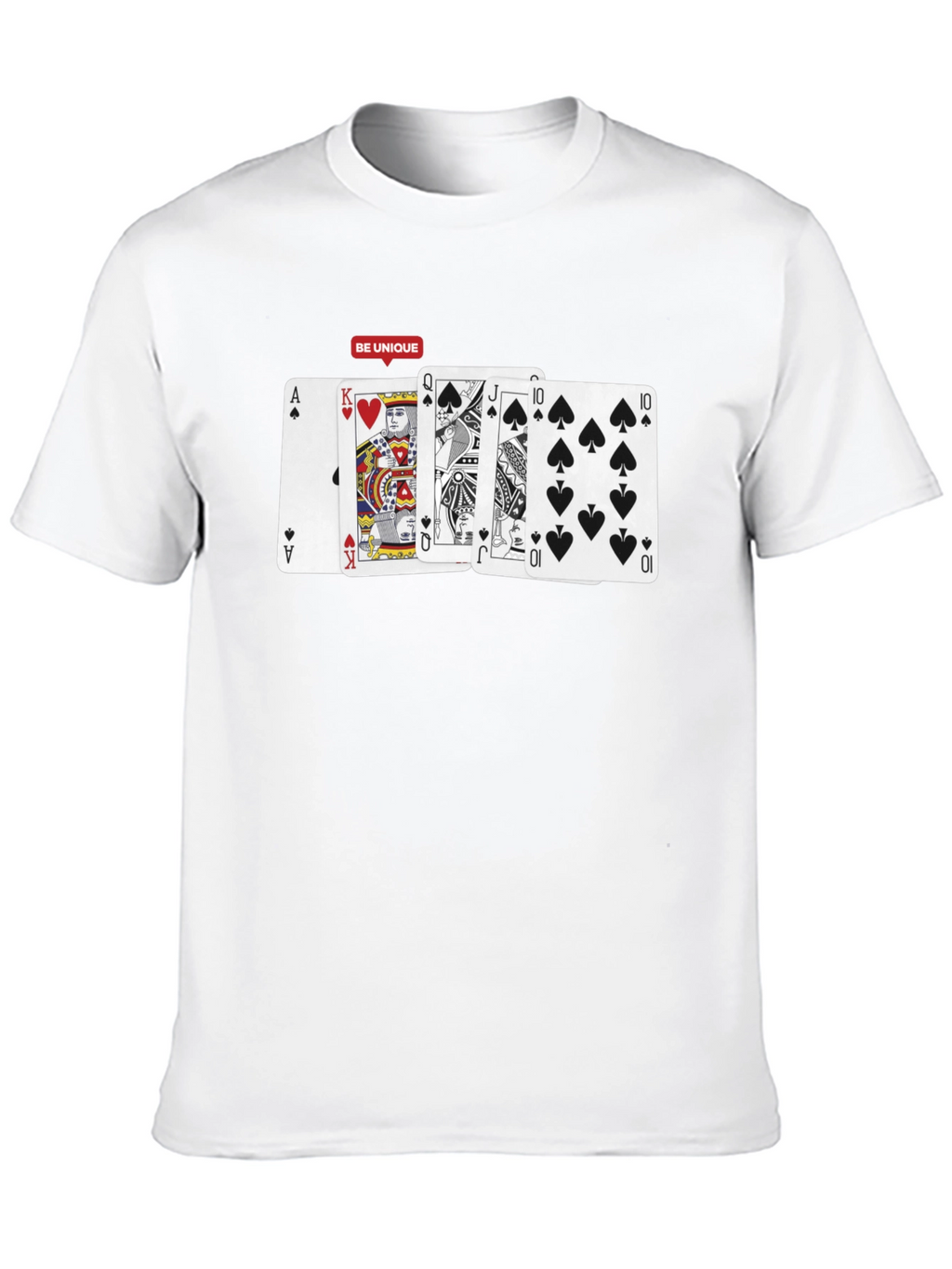 Poker Hand T-Shirt: Be Unique Card Design