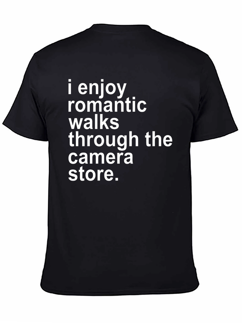 Funny Camera Store Romantic Walk T-Shirt