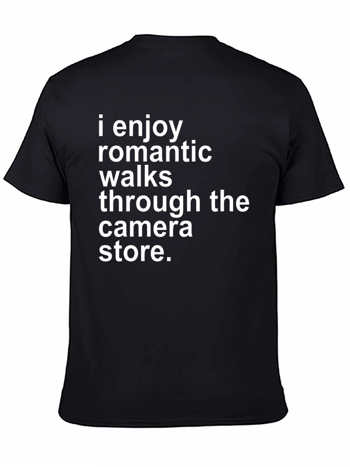 Funny Camera Store Romantic Walk T-Shirt