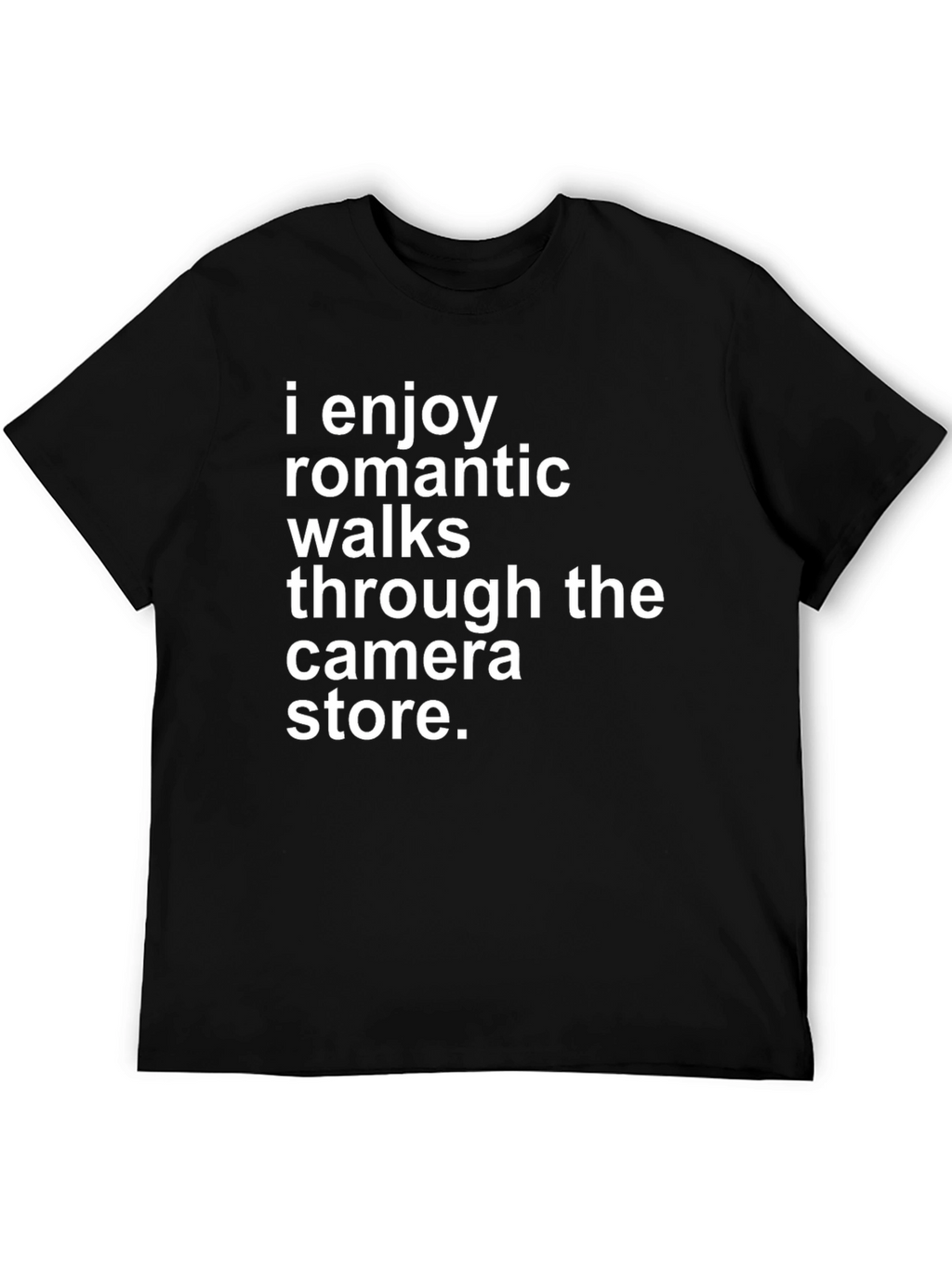 Funny Camera Store Romantic Walk T-Shirt