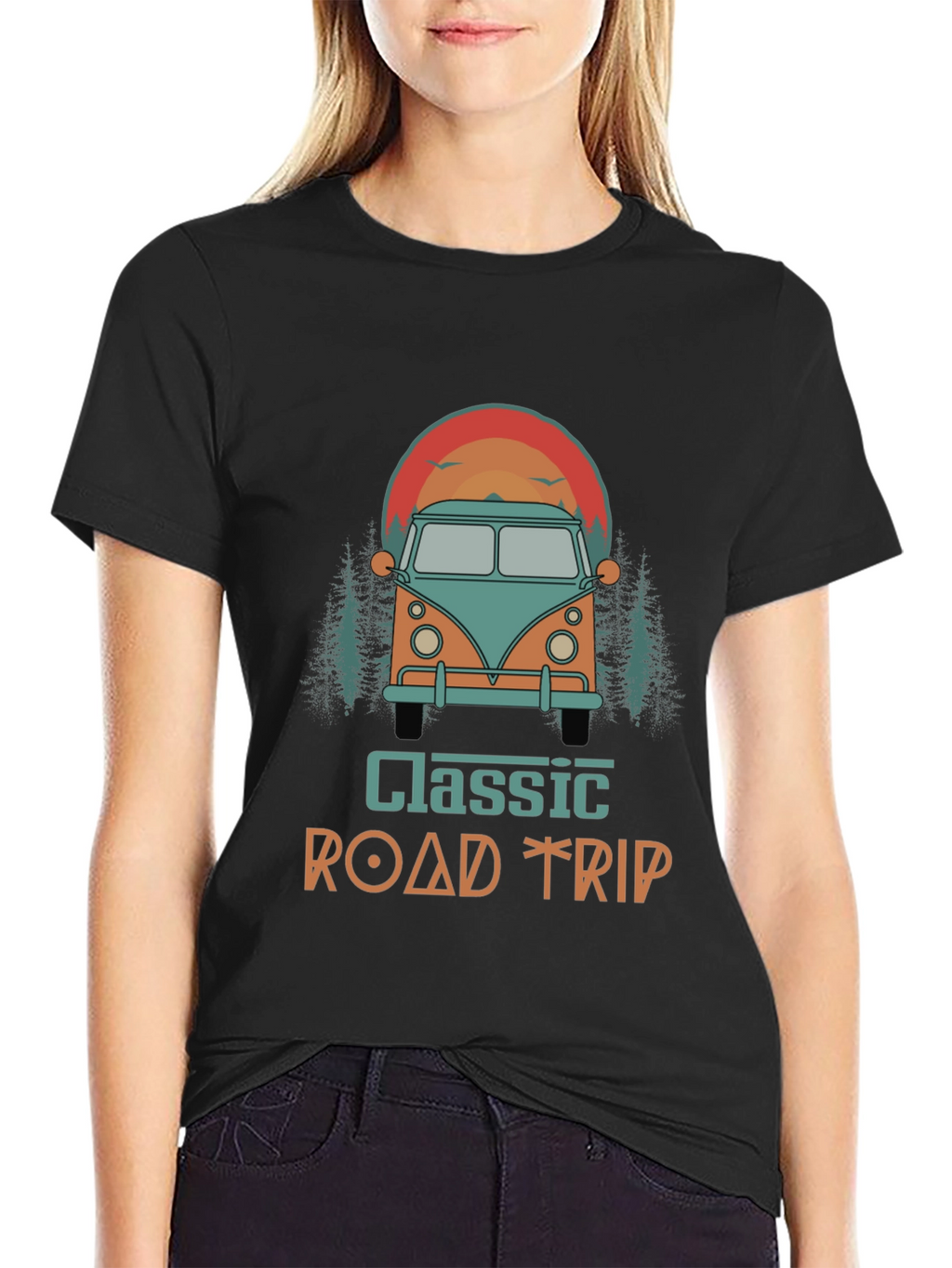 Classic Road Trip Graphic T-Shirt