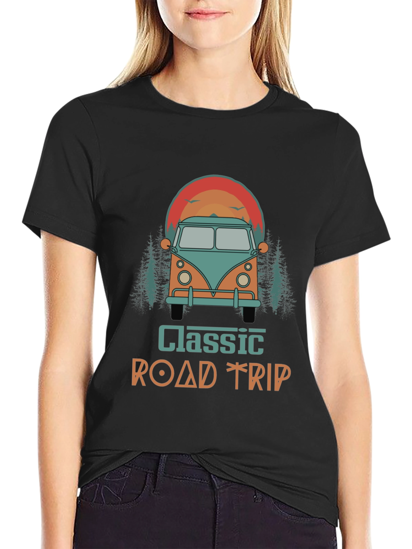 Classic Road Trip Graphic T-Shirt