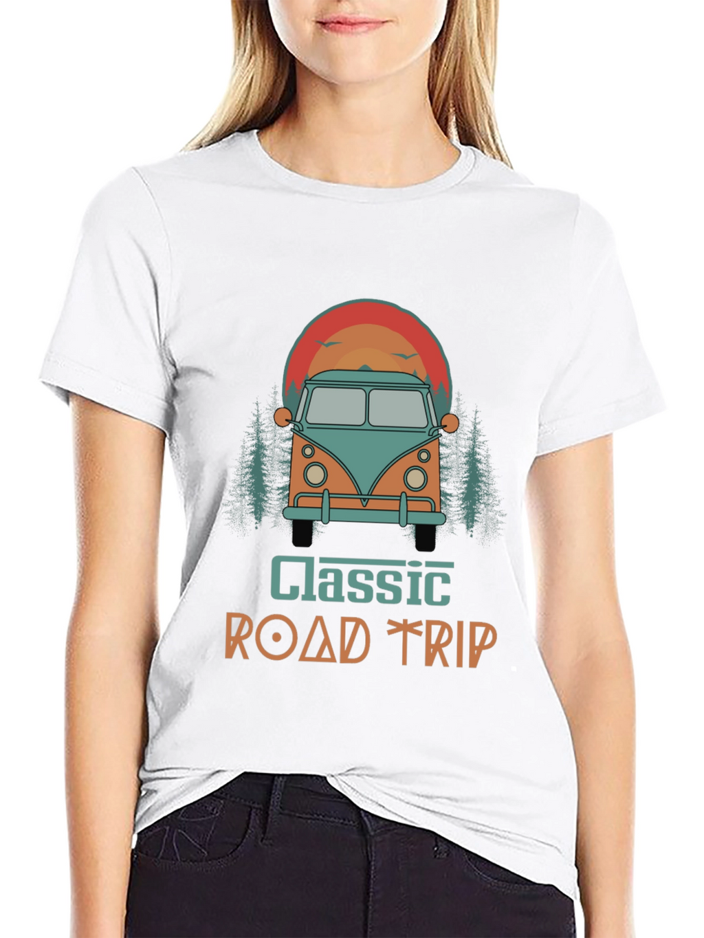 Classic Road Trip Graphic T-Shirt