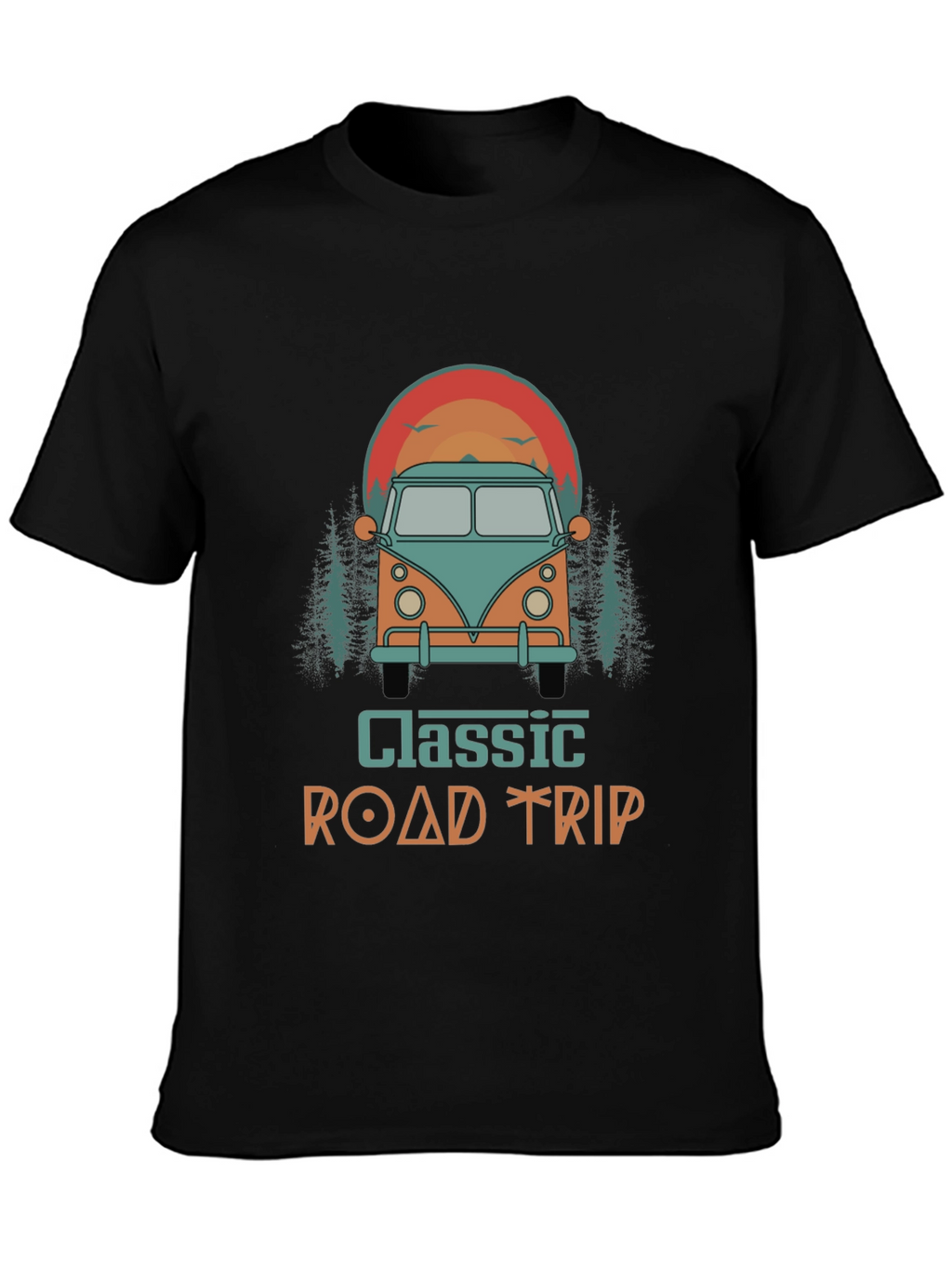 Classic Road Trip Graphic T-Shirt