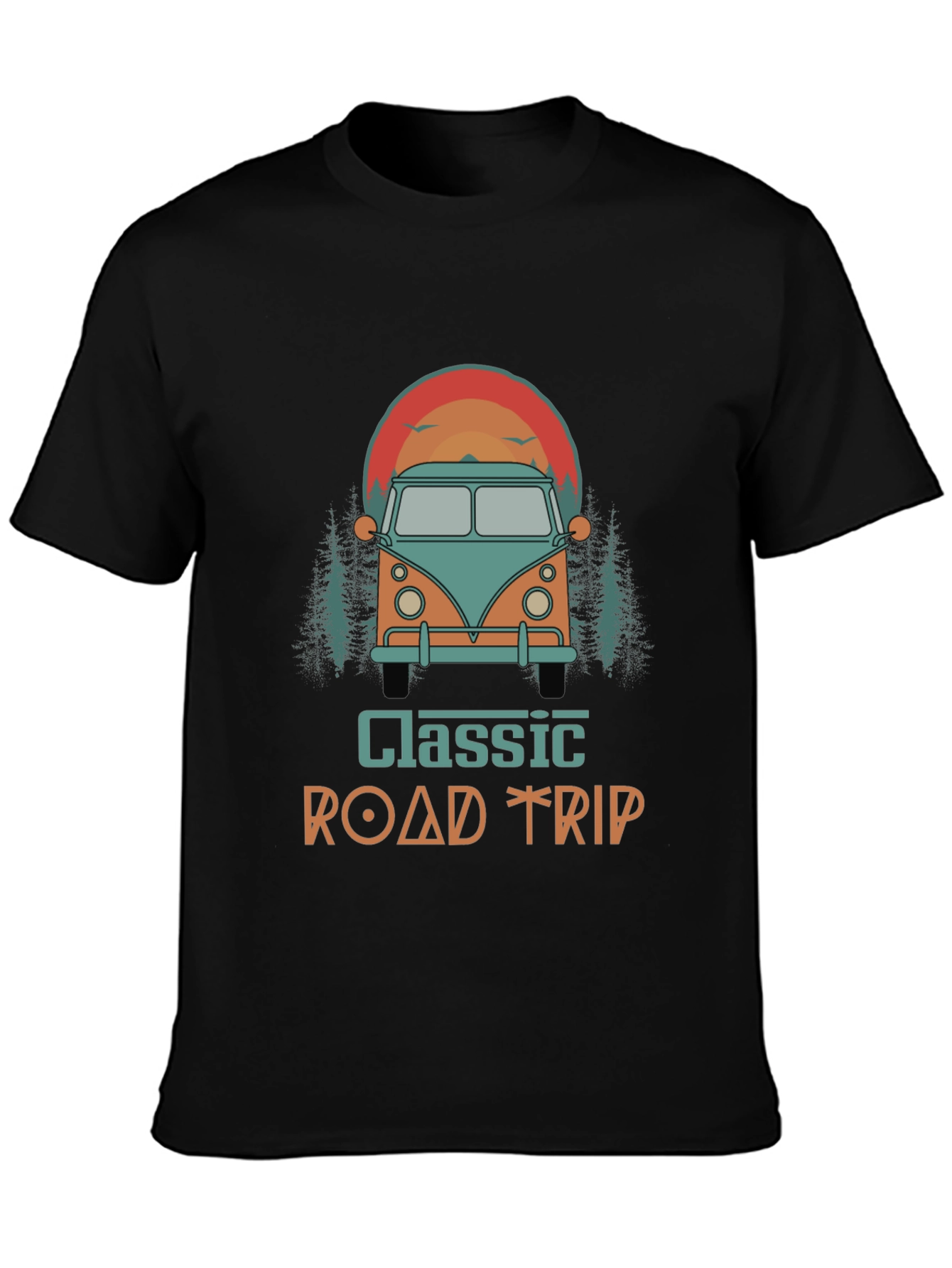 Classic Road Trip Graphic T-Shirt