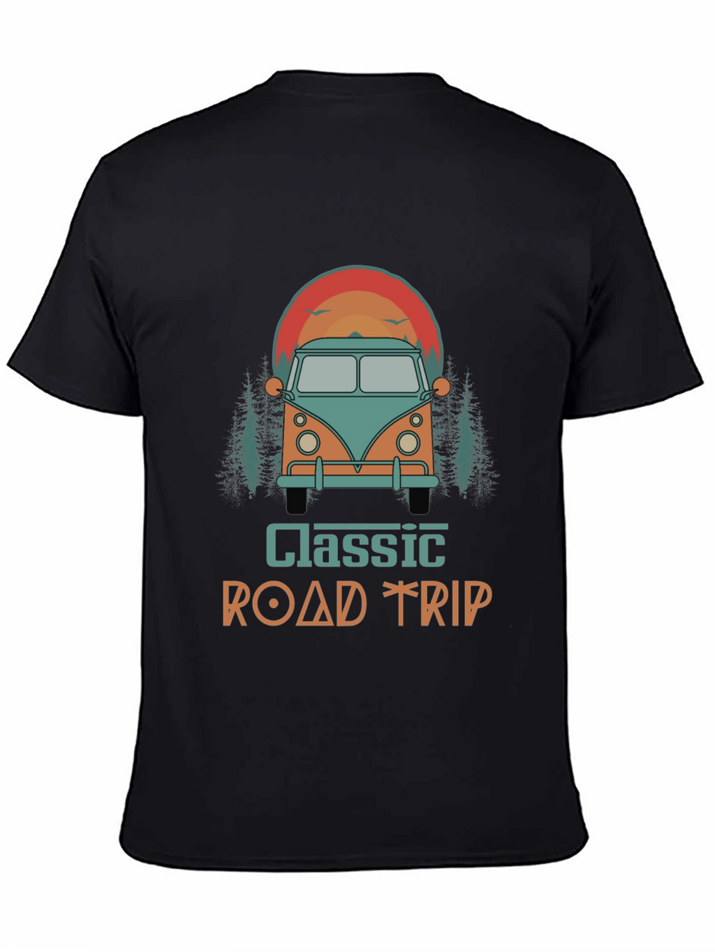 Classic Road Trip Graphic T-Shirt
