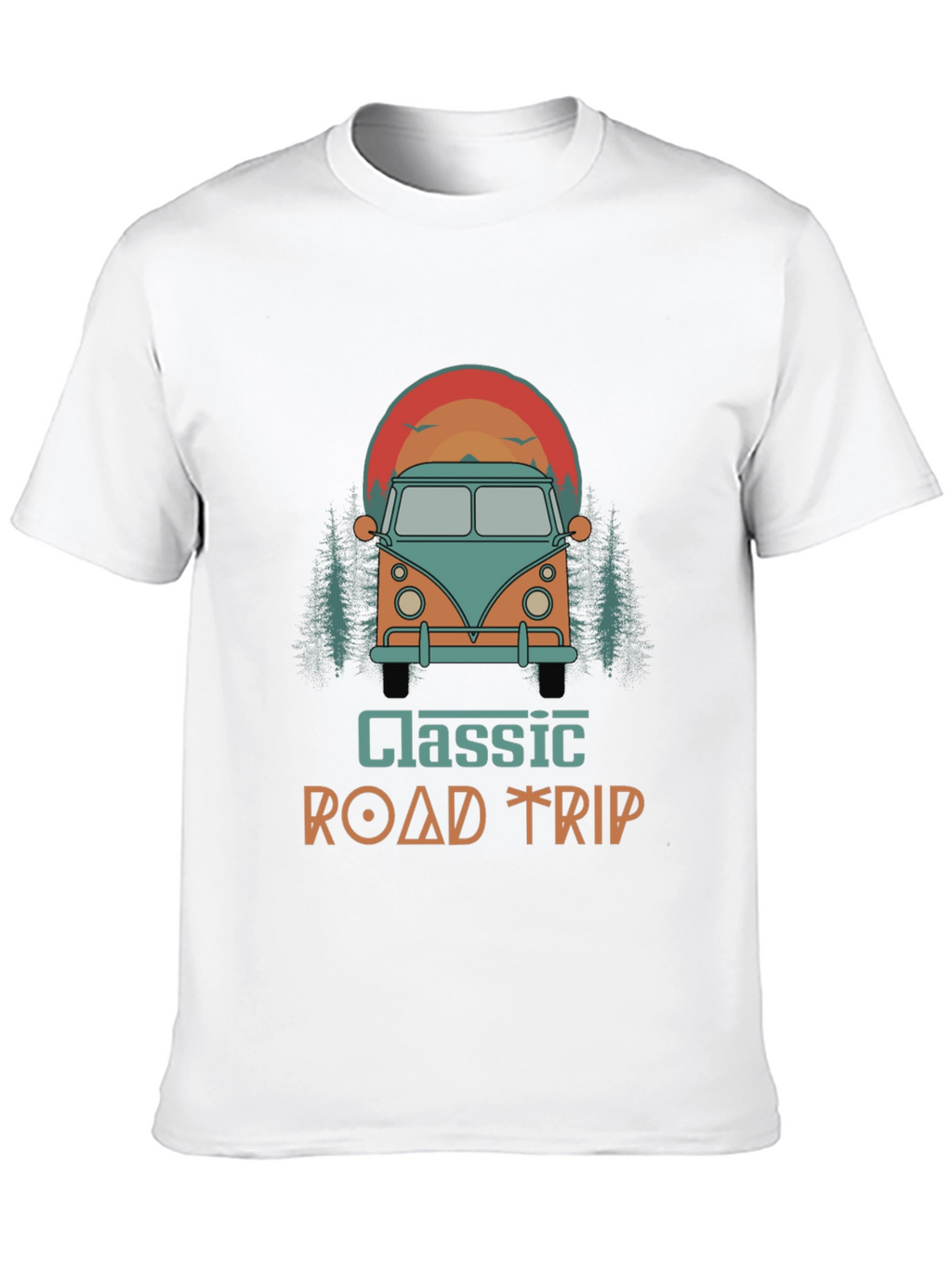 Classic Road Trip Graphic T-Shirt