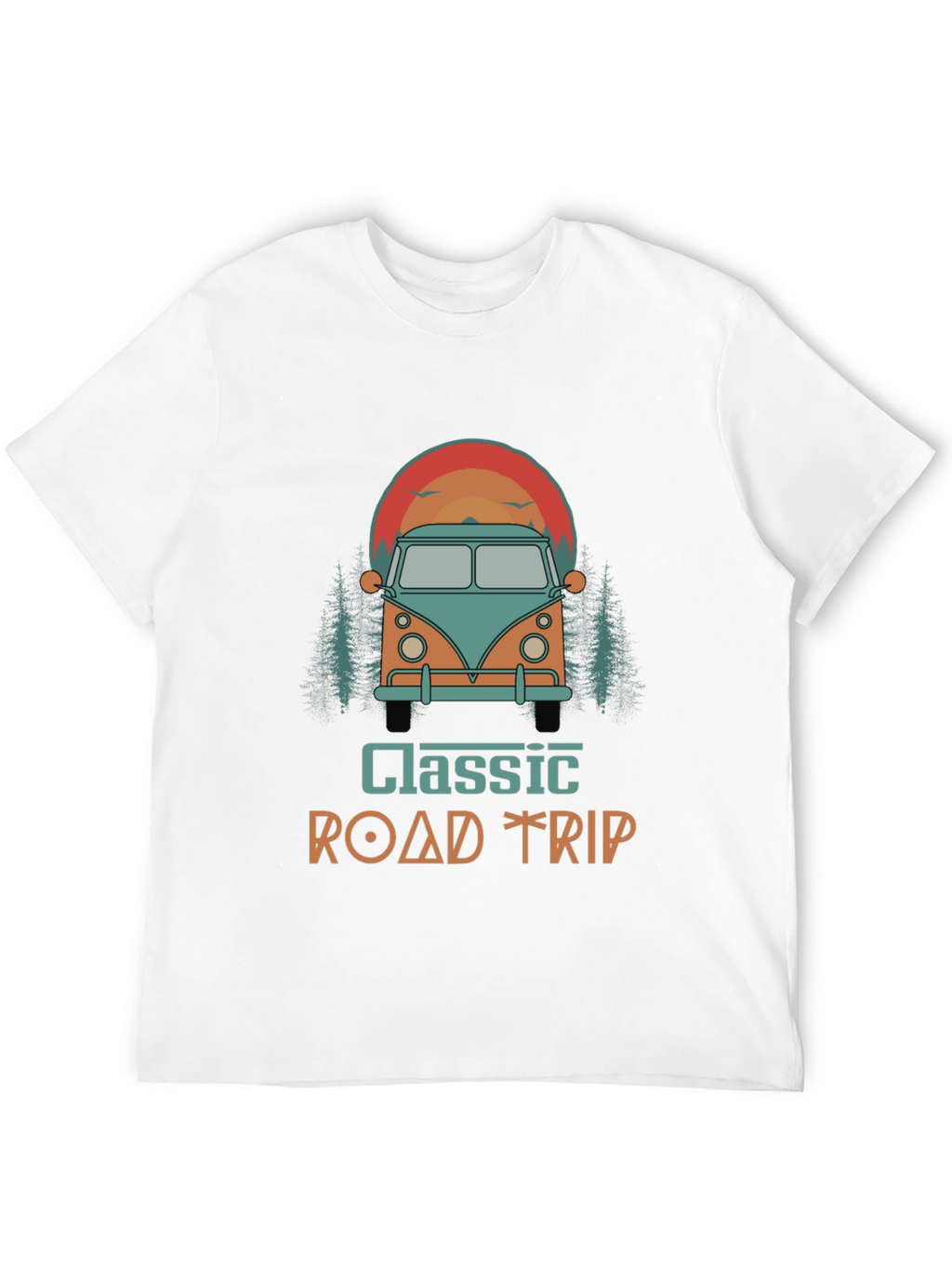 Classic Road Trip Graphic T-Shirt