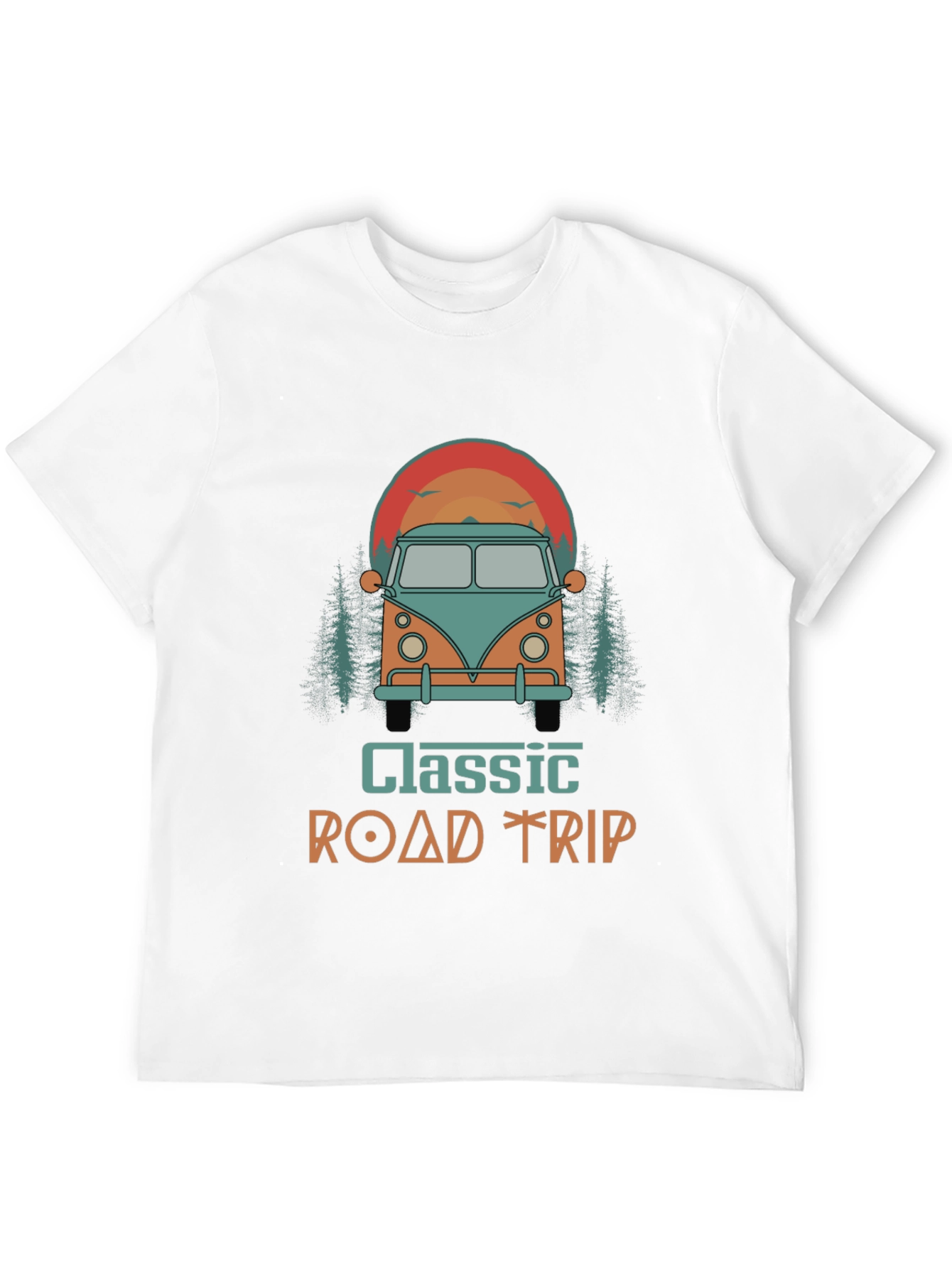 Classic Road Trip Graphic T-Shirt