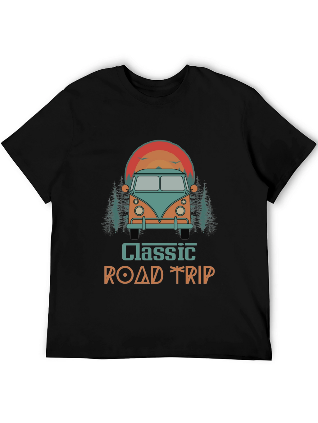 Classic Road Trip Graphic T-Shirt