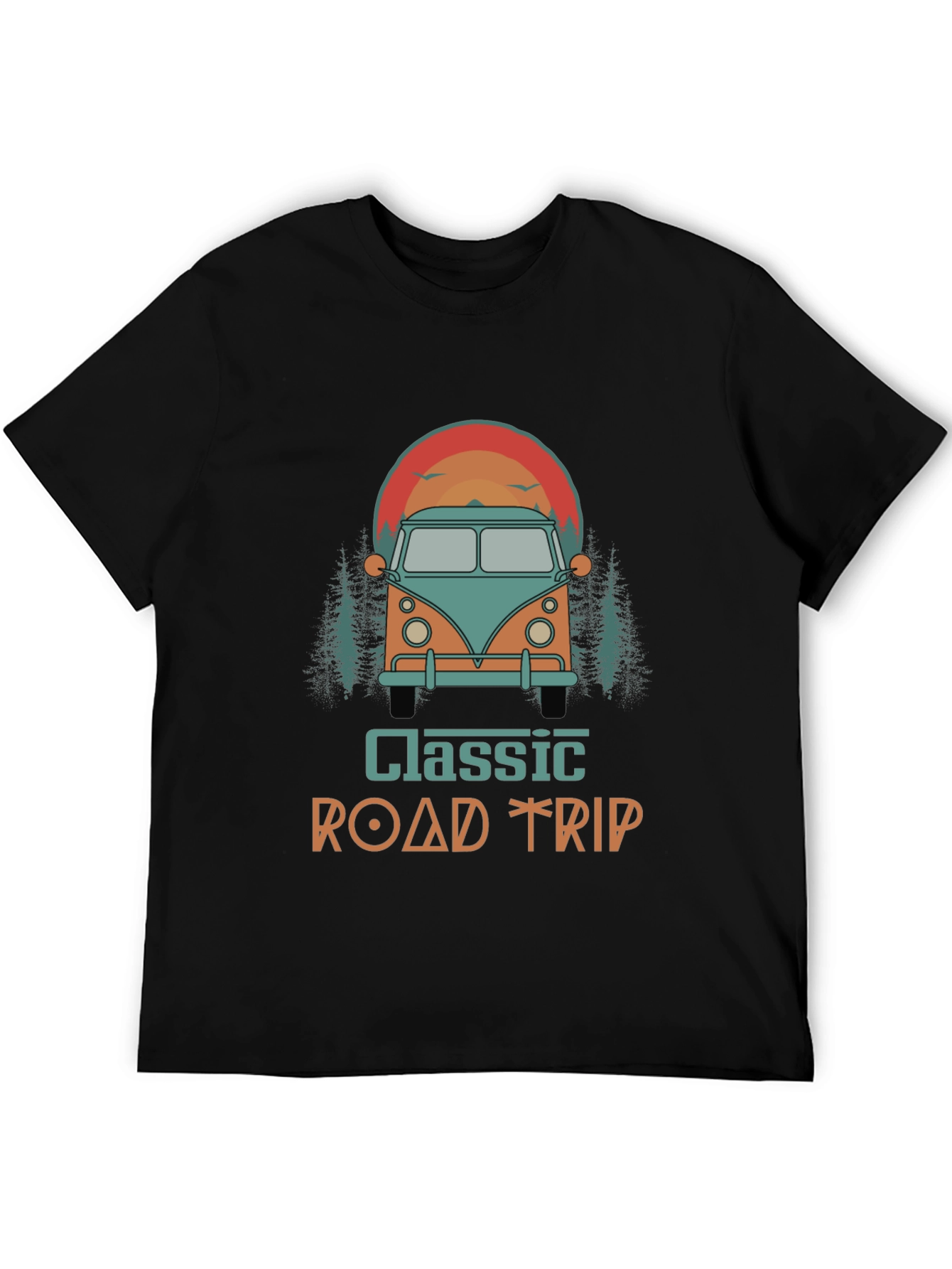 Classic Road Trip Graphic T-Shirt