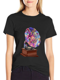 Music Lovers Gramophone Graphic Tee