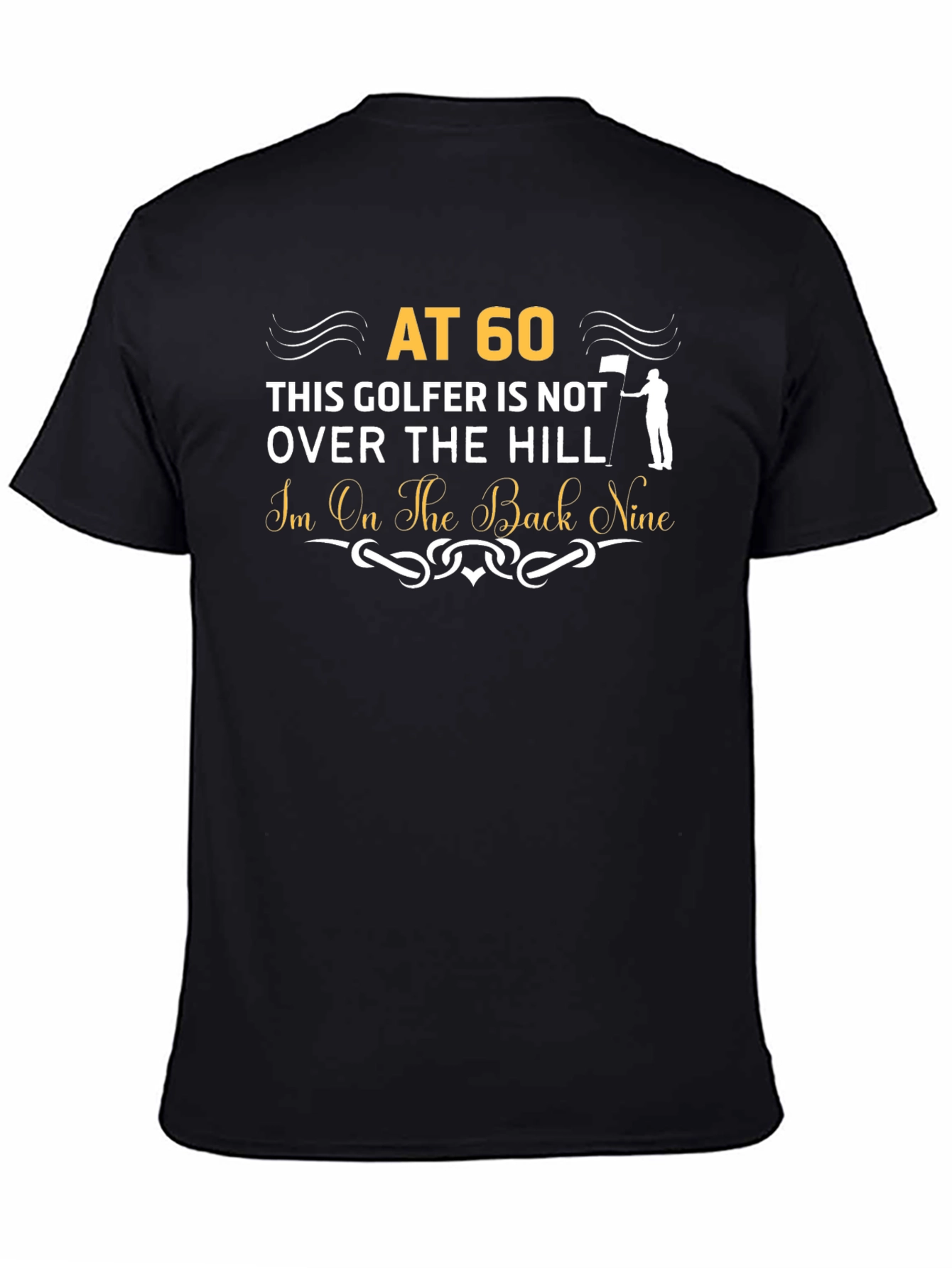 60th Birthday Golfer T-Shirt: Back Nine