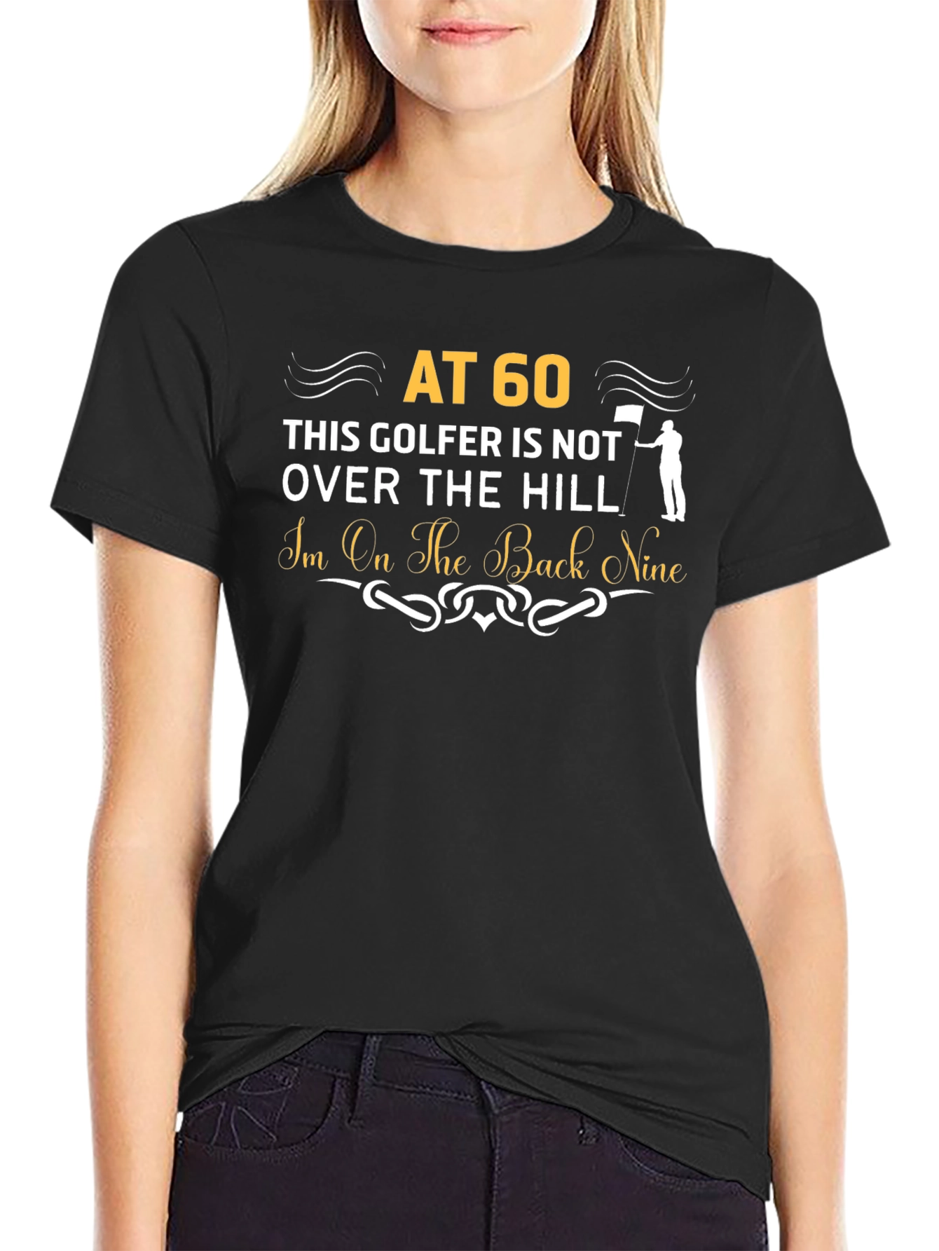 60th Birthday Golfer T-Shirt: Back Nine