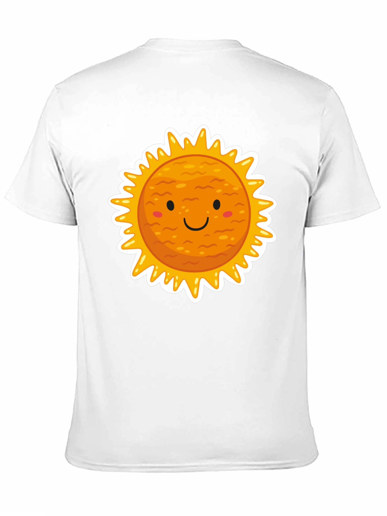 Smiling Sun Graphic Black T-Shirt