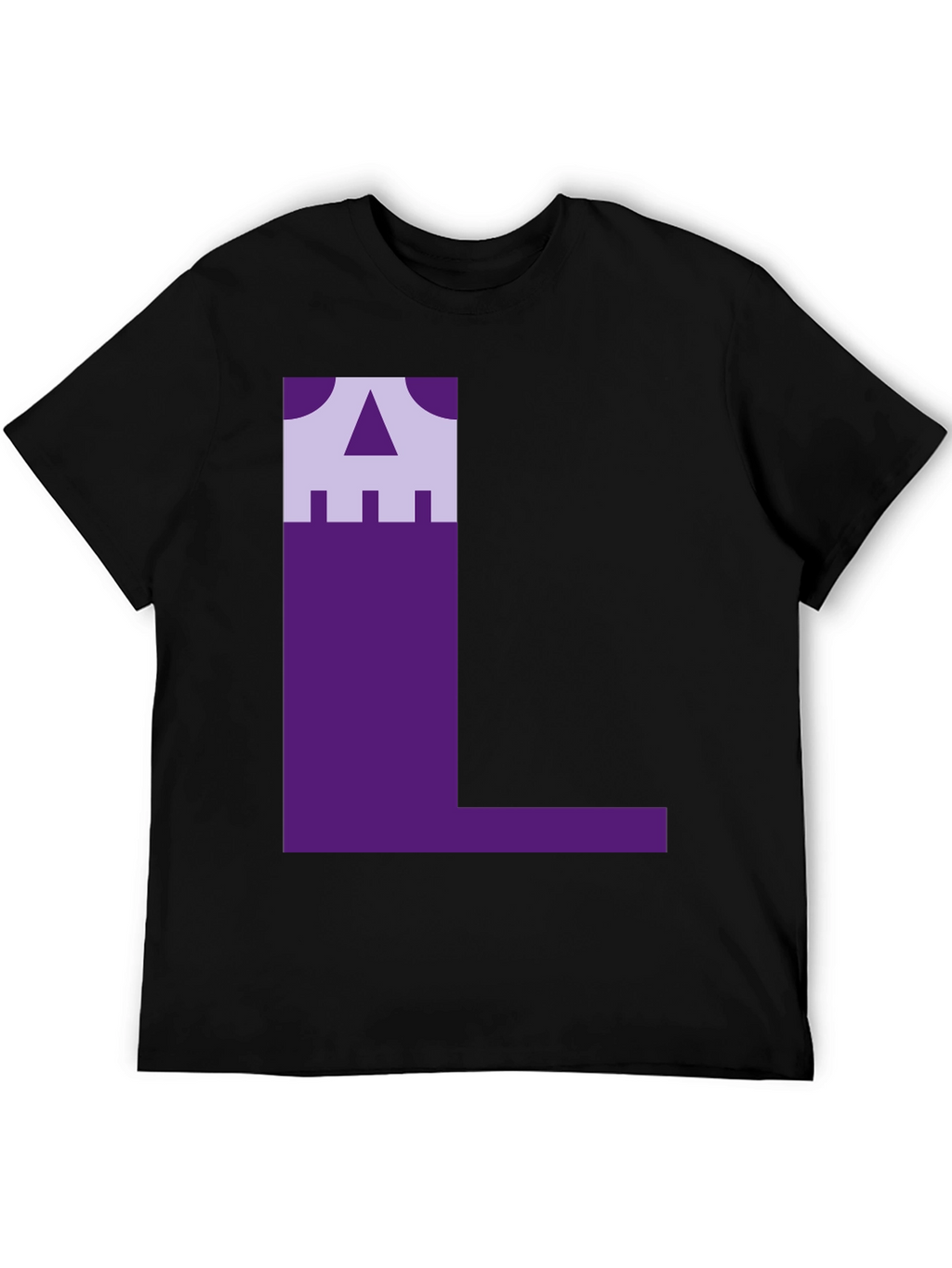 Geometric L Graphic Tee - Unique Design