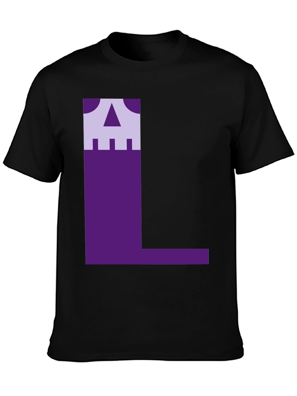 Geometric L Graphic Tee - Unique Design