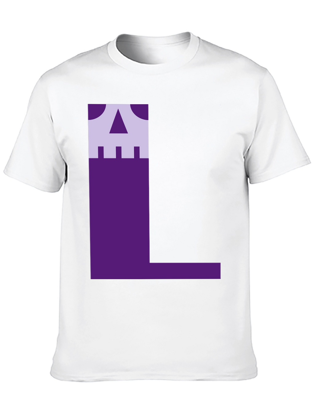 Geometric L Graphic Tee - Unique Design