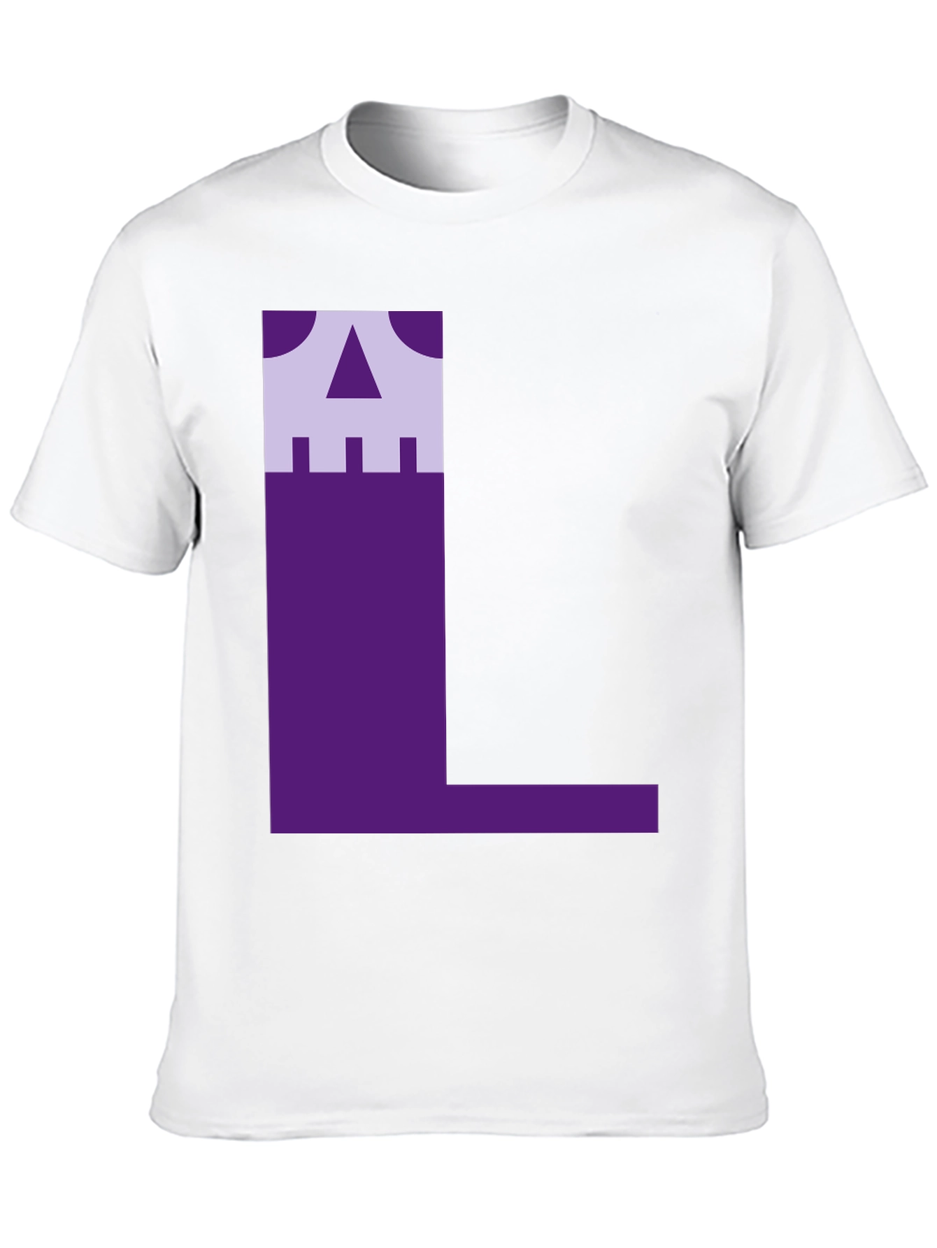 Geometric L Graphic Tee - Unique Design