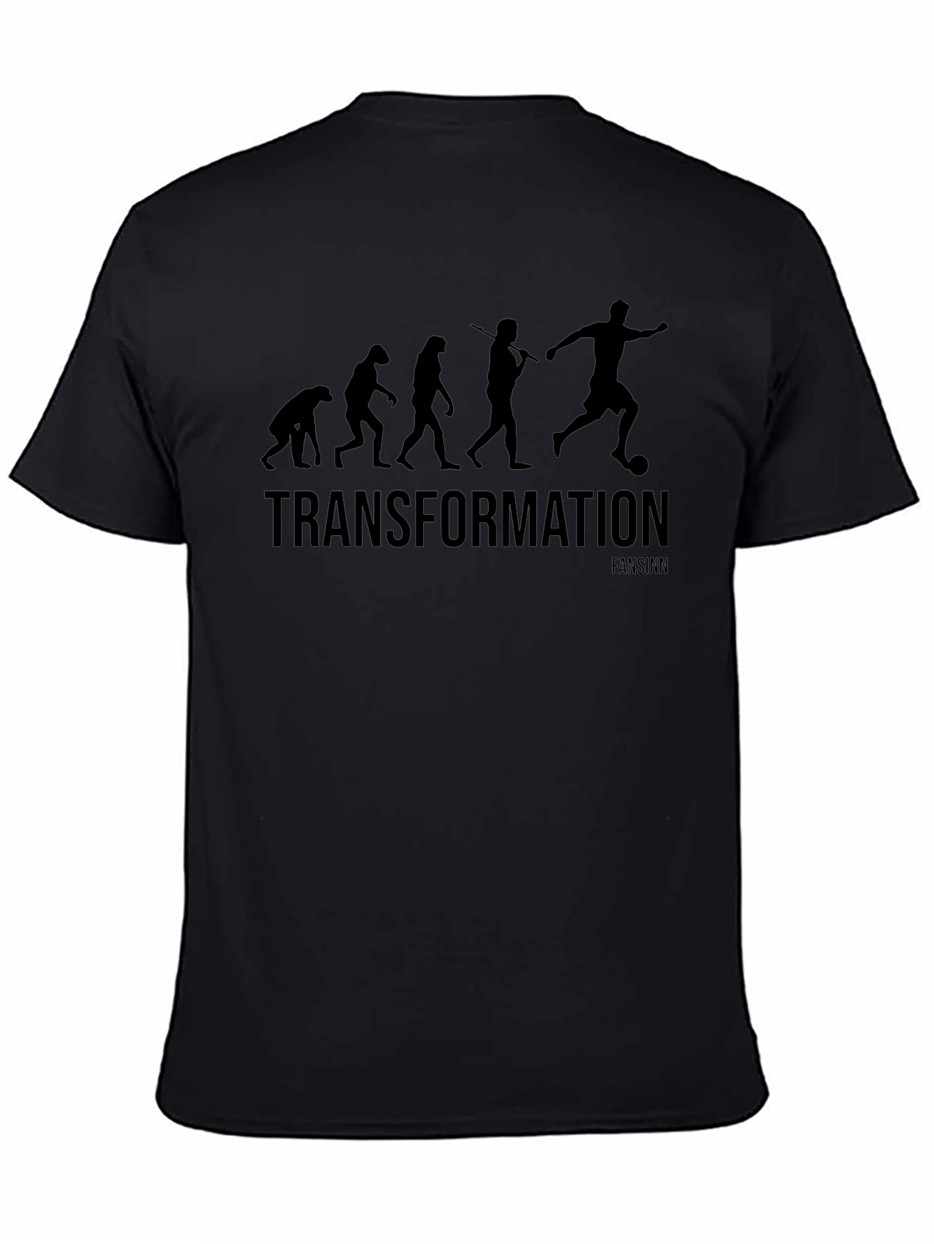 Evolution of Soccer T-Shirt - Black