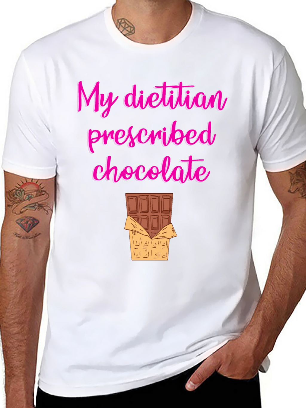 Dietitian Prescribed Chocolate Graphic Tee