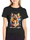 Capybara Watercolor T-Shirt