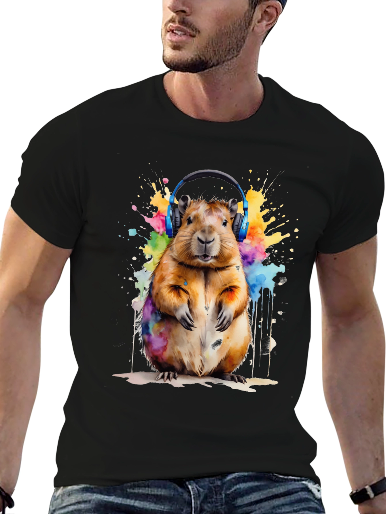 Capybara Watercolor T-Shirt