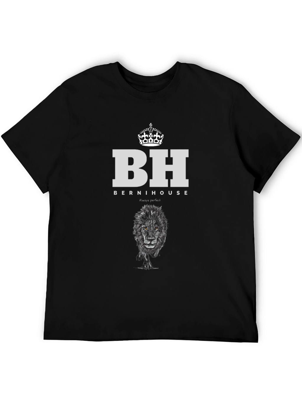 Bernihouse Black Graphic Print T-Shirt