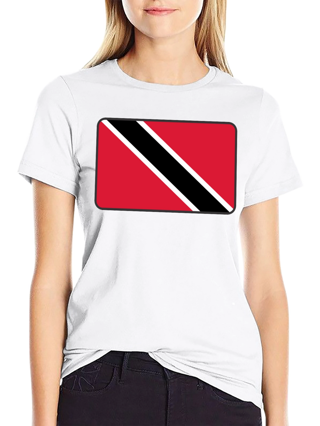 Trinidad & Tobago Flag Graphic Tee - Black