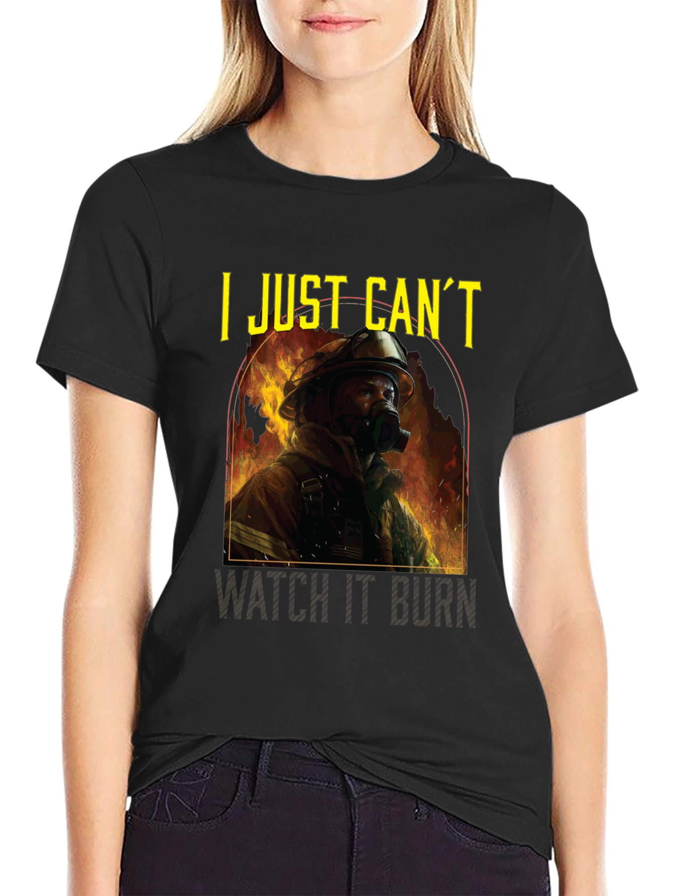 I Just Cant Watch It Burn Graphic T-Shirt