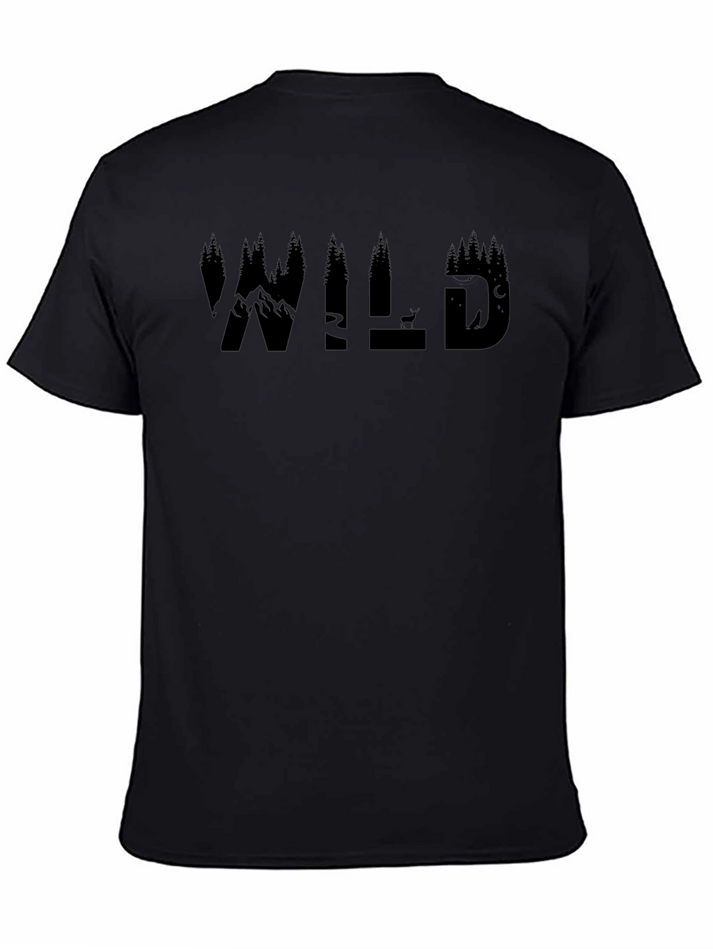 Wilderness Adventure T-Shirt - Mountain & Forest Graphic