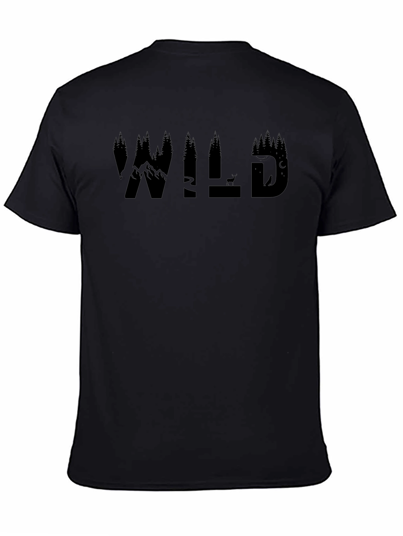 Wilderness Adventure T-Shirt - Mountain & Forest Graphic