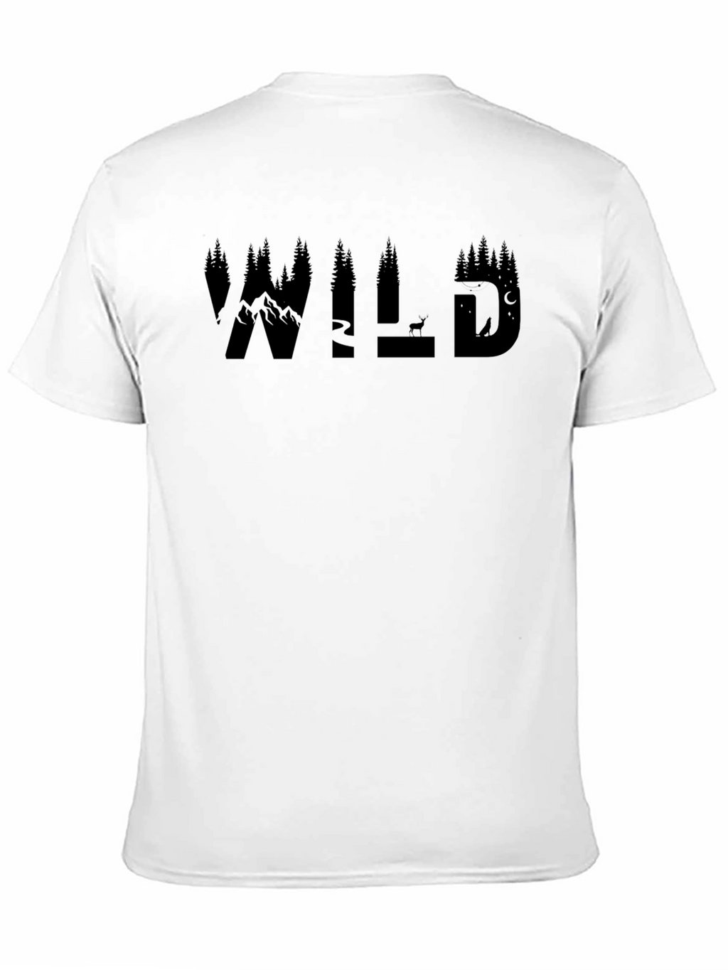 Wilderness Adventure T-Shirt - Mountain & Forest Graphic