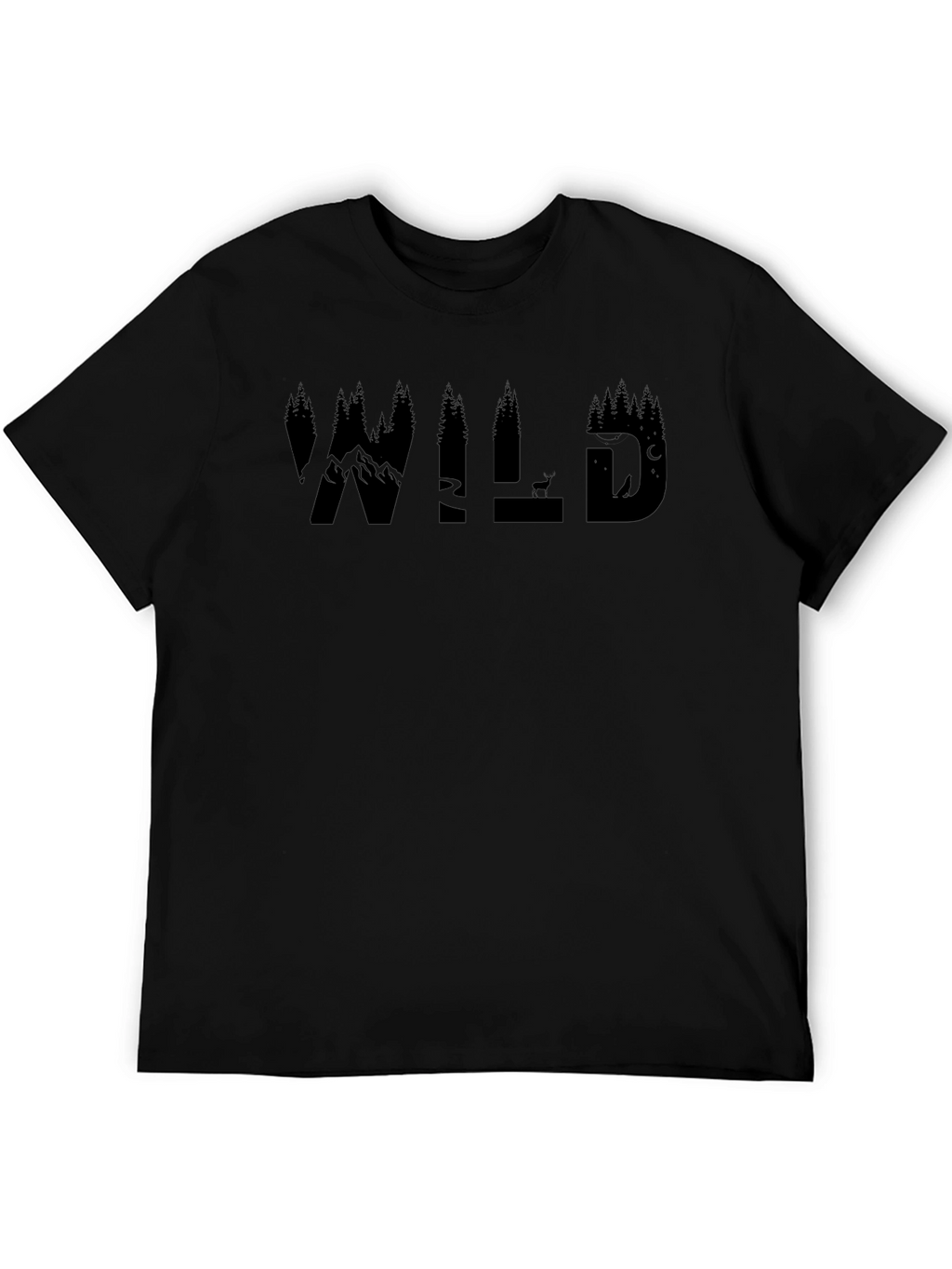 Wilderness Adventure T-Shirt - Mountain & Forest Graphic