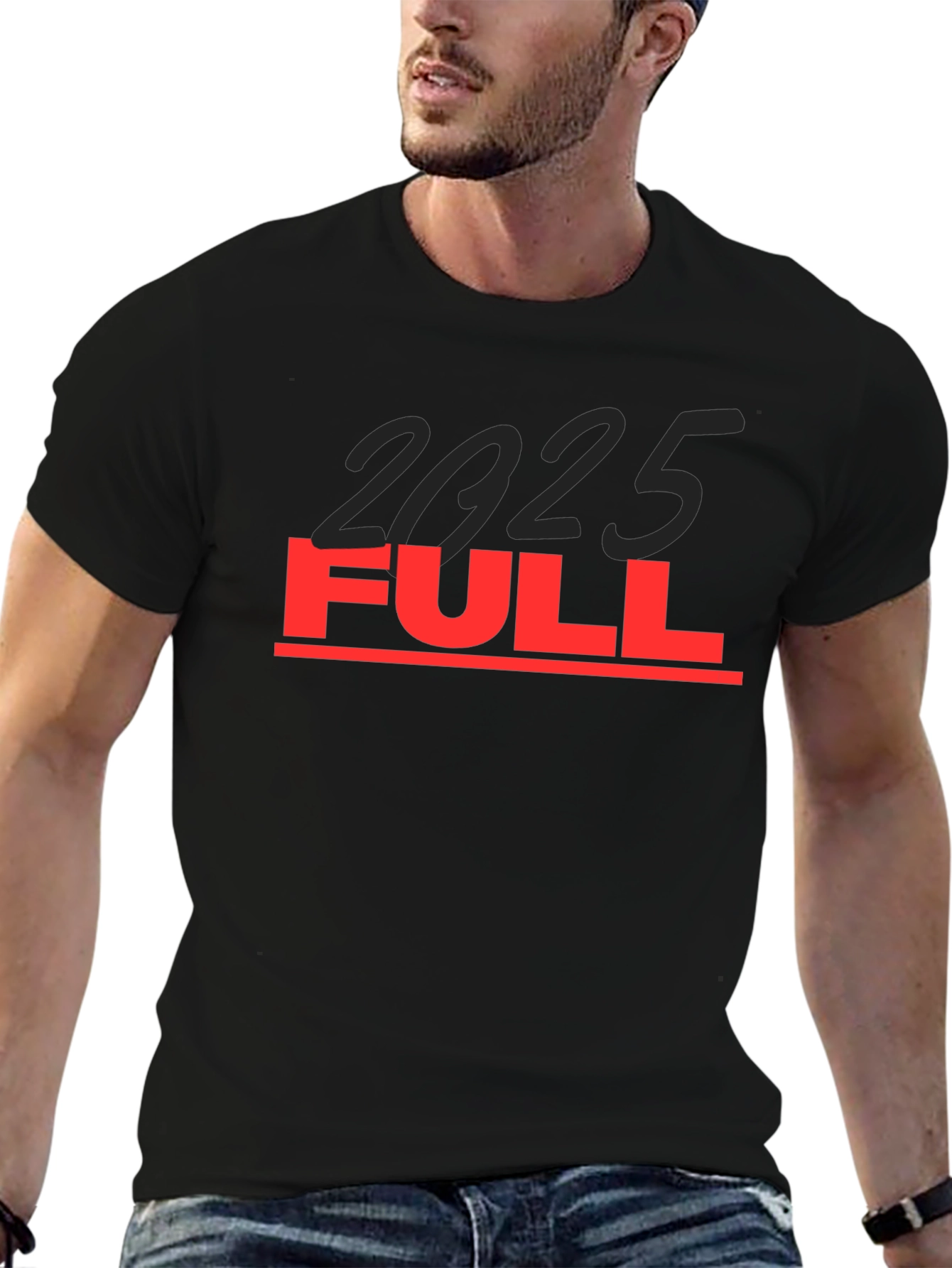 2025 Full Graphic Tee - Black