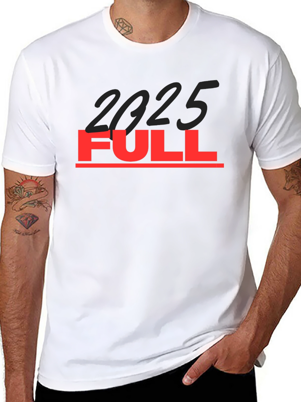 2025 Full Graphic Tee - Black