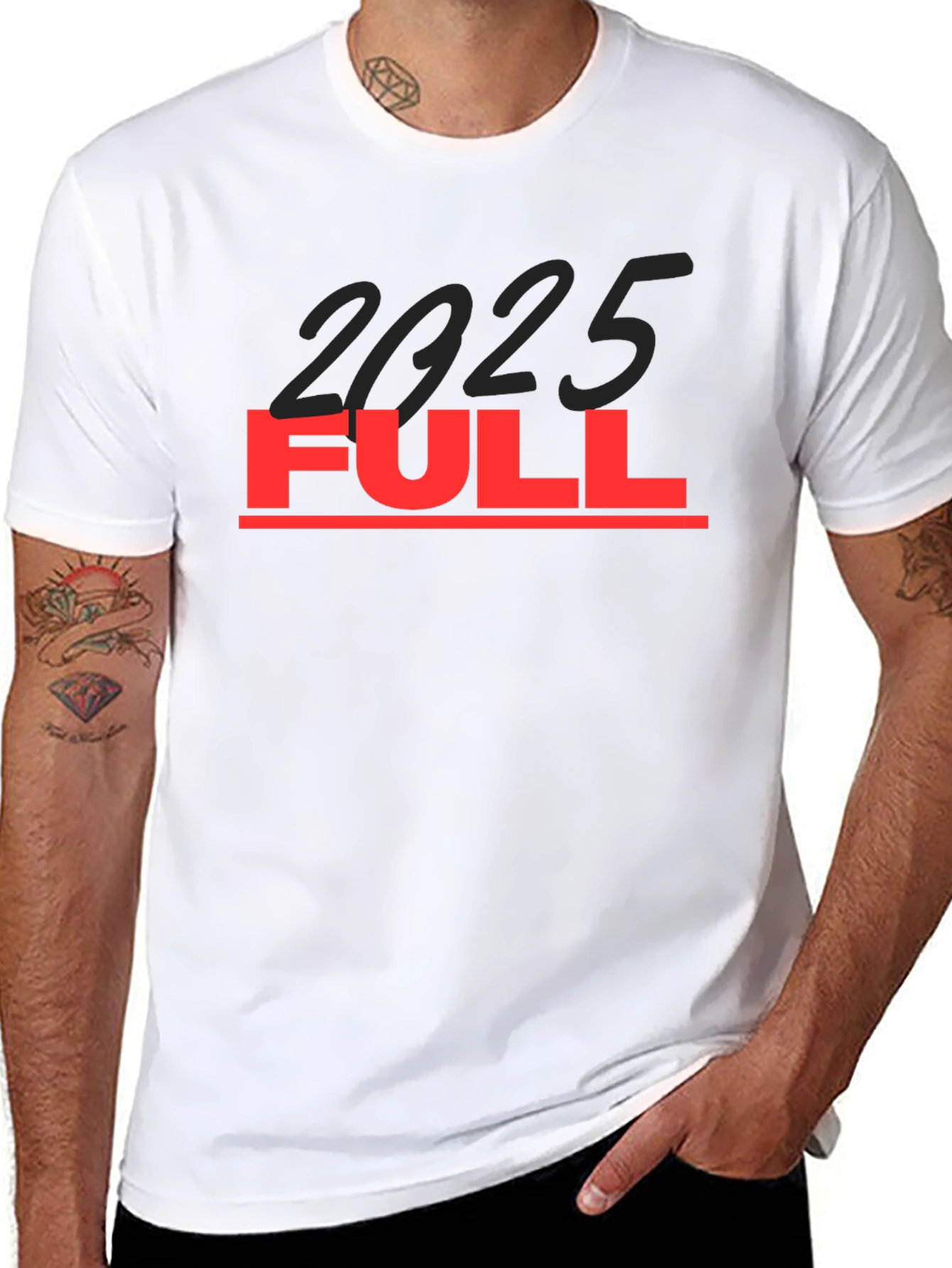 2025 Full Graphic Tee - Black