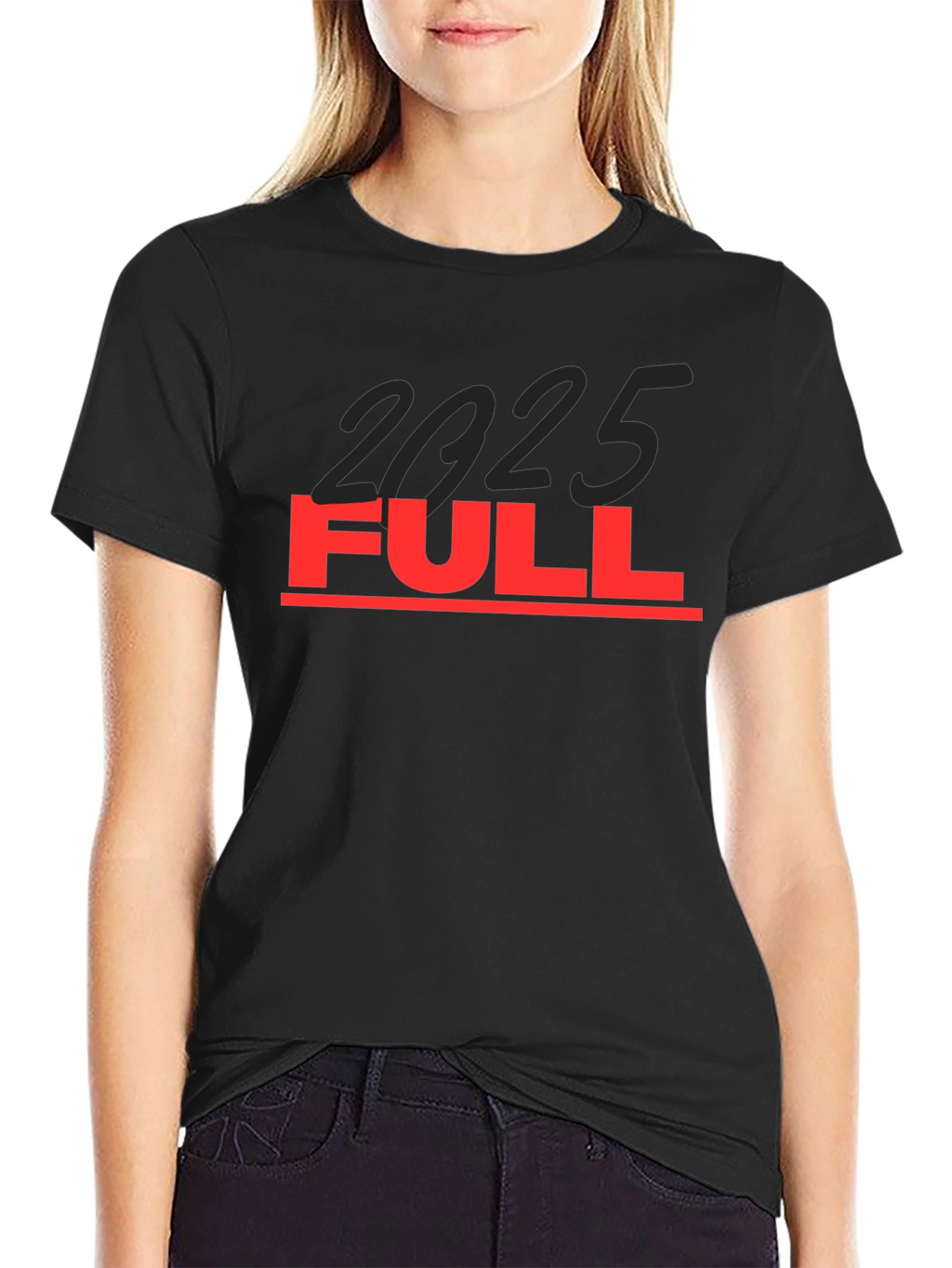 2025 Full Graphic Tee - Black