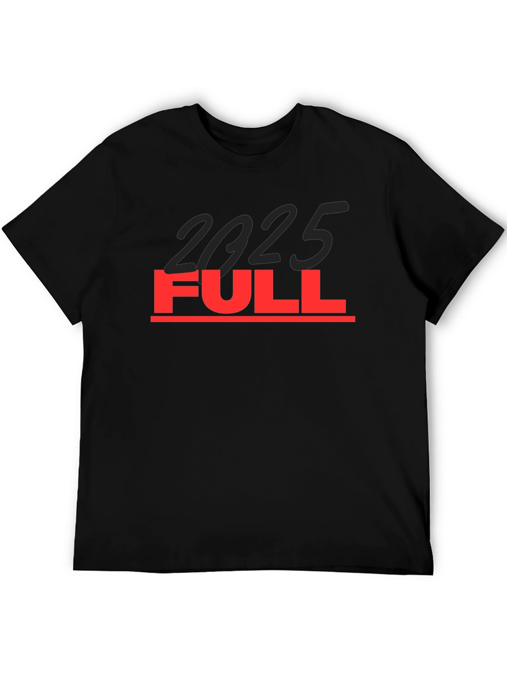 2025 Full Graphic Tee - Black