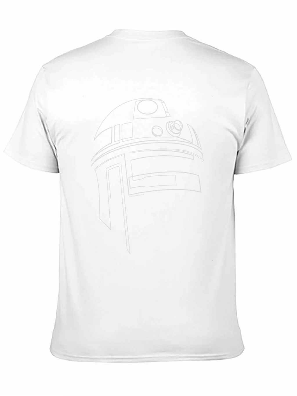 R2-D2 Outline T-Shirt - Black