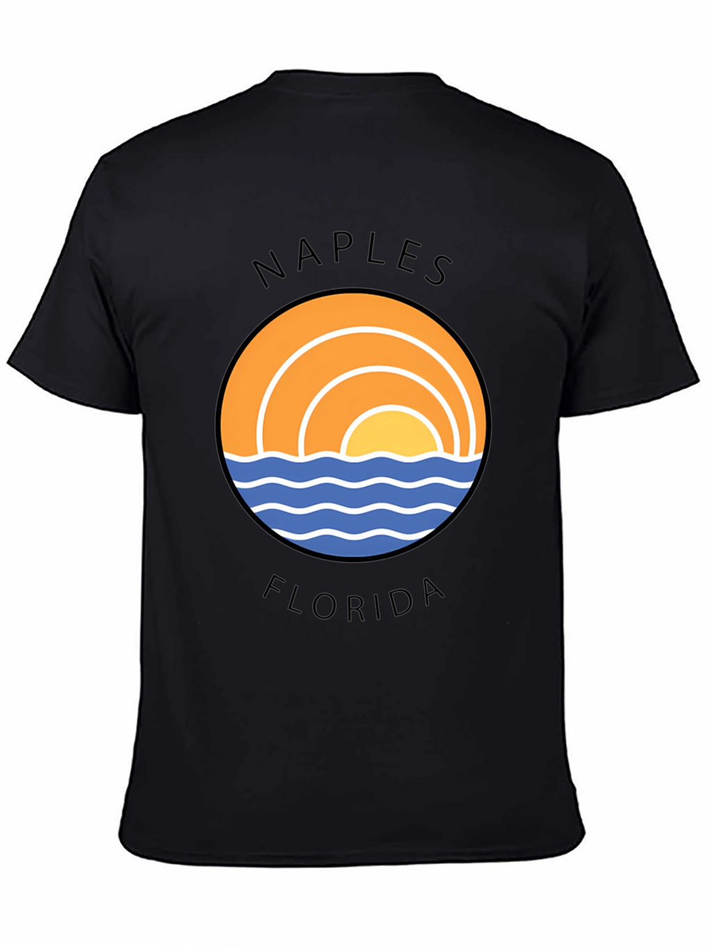 Naples Florida Graphic T-Shirt - Beach Sun Design