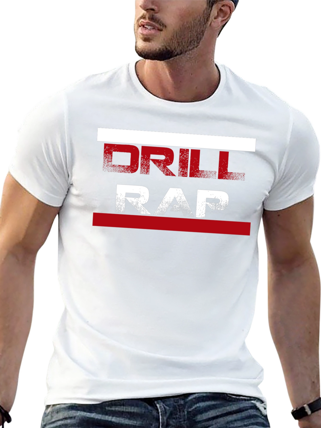 Drill Rap Graphic T-Shirt - Stylish Urban Streetwear